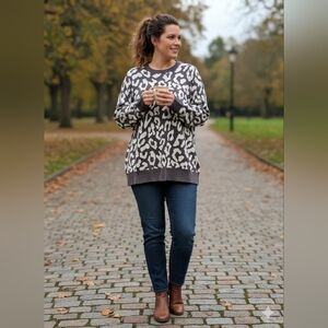 Lane Bryant Animal Print Sweater